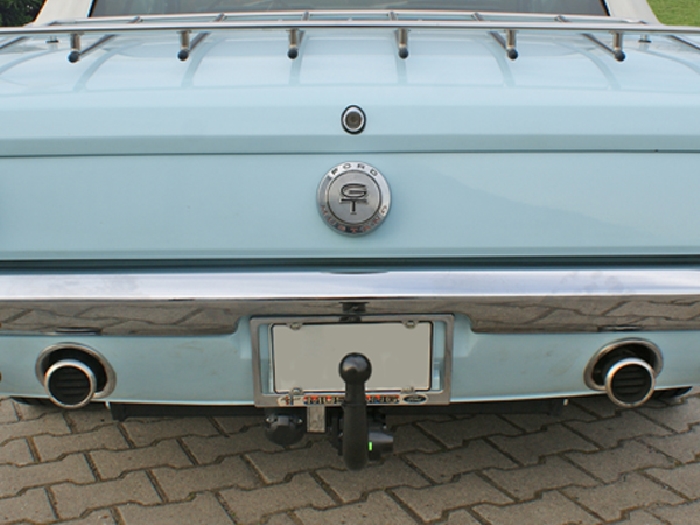 Anhängerkupplung für Ford-Mustang I Montage nur bei uns im Haus, Baureihe 1964-1966 abnehmbar